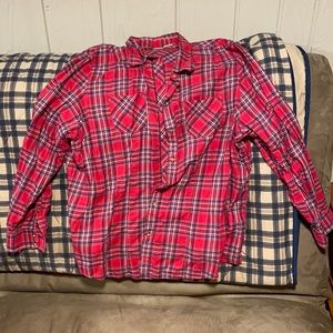 LL bean plaid
